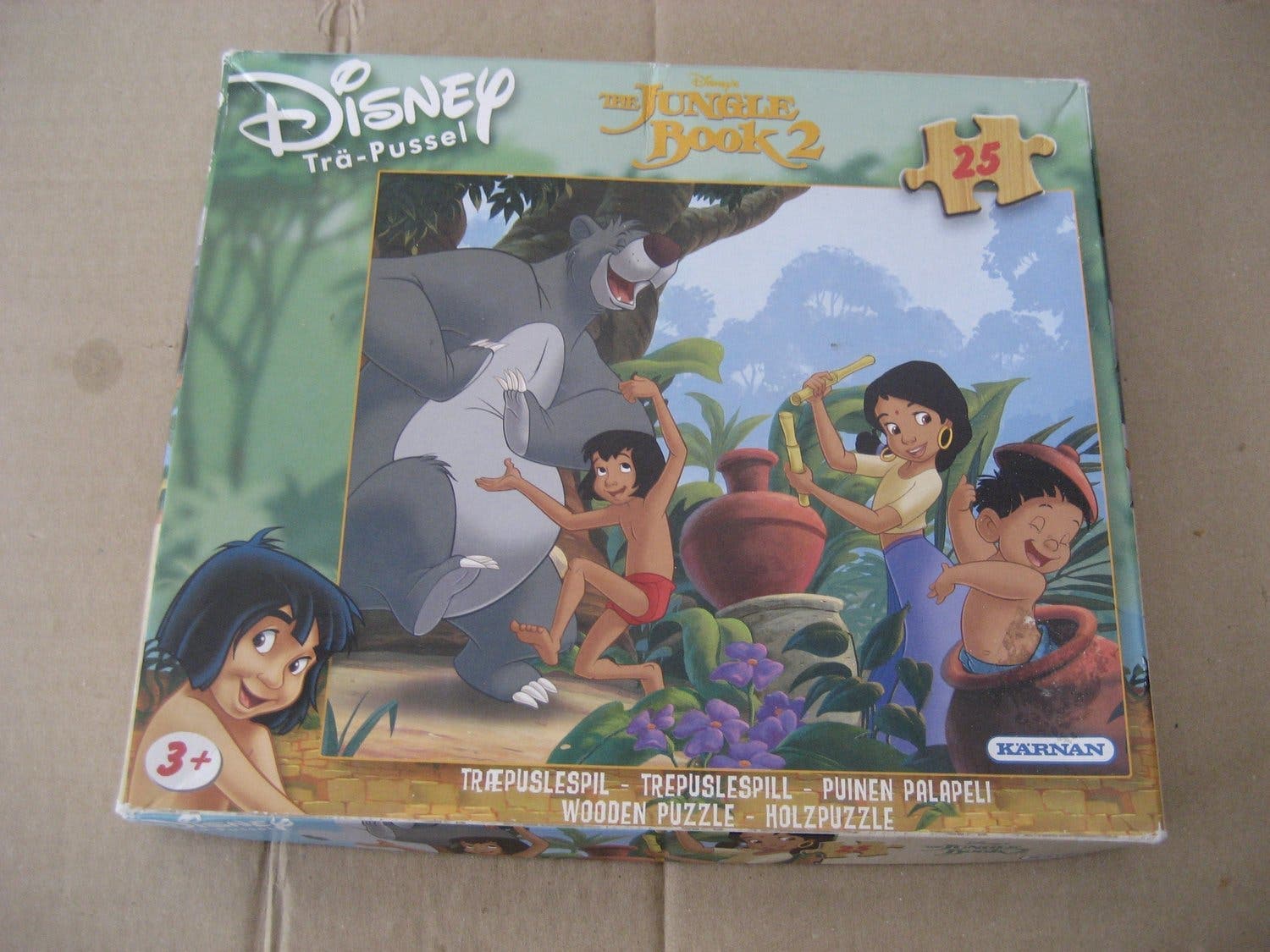 Pussel-Trä-Pussel - Disney - The Jungle Book 2 25 bitar 25 x 21 cm Kärnan