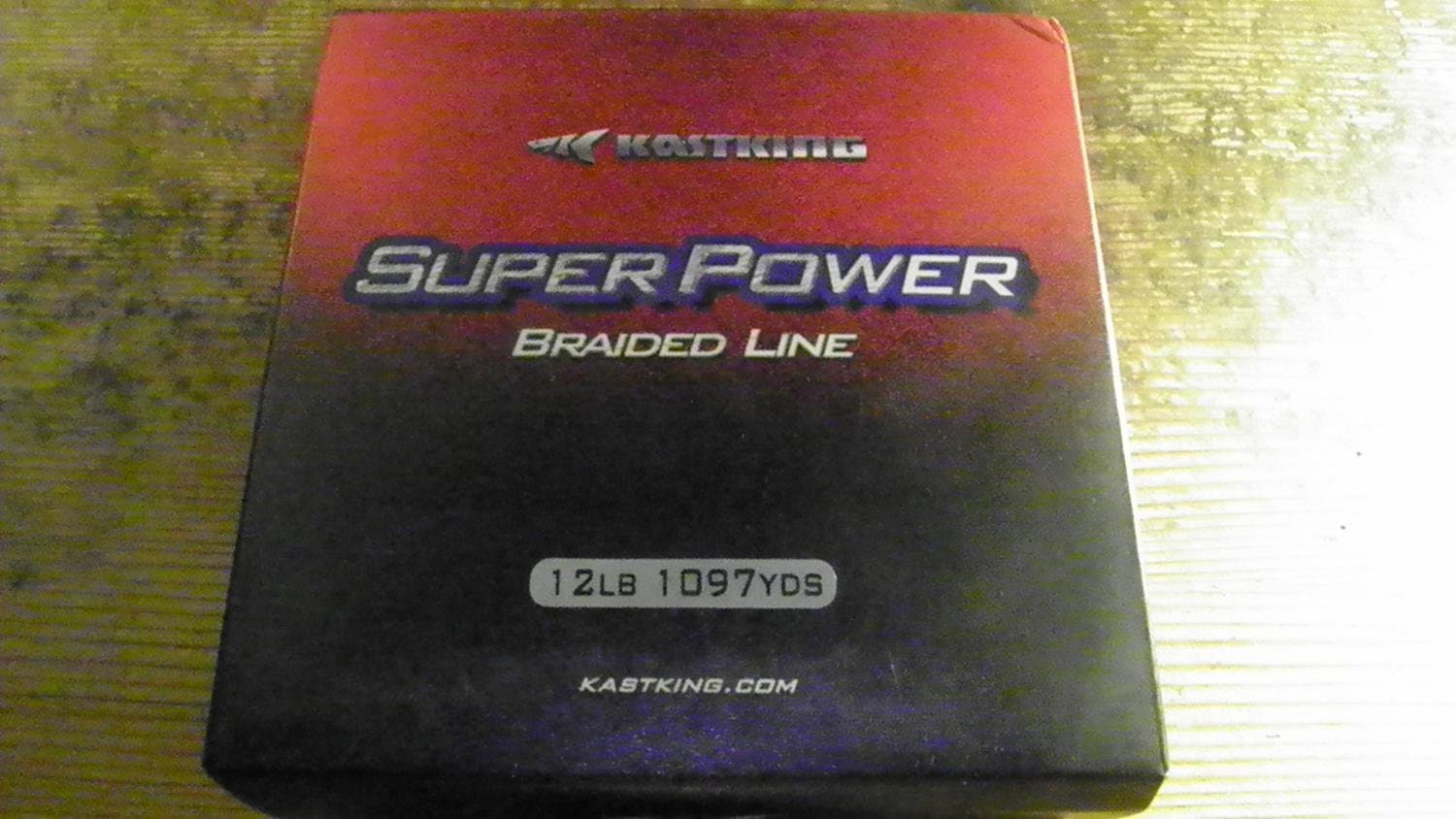 NY flätlina Kastking 1000m blå 0,10 mm styrka 5,4 kg