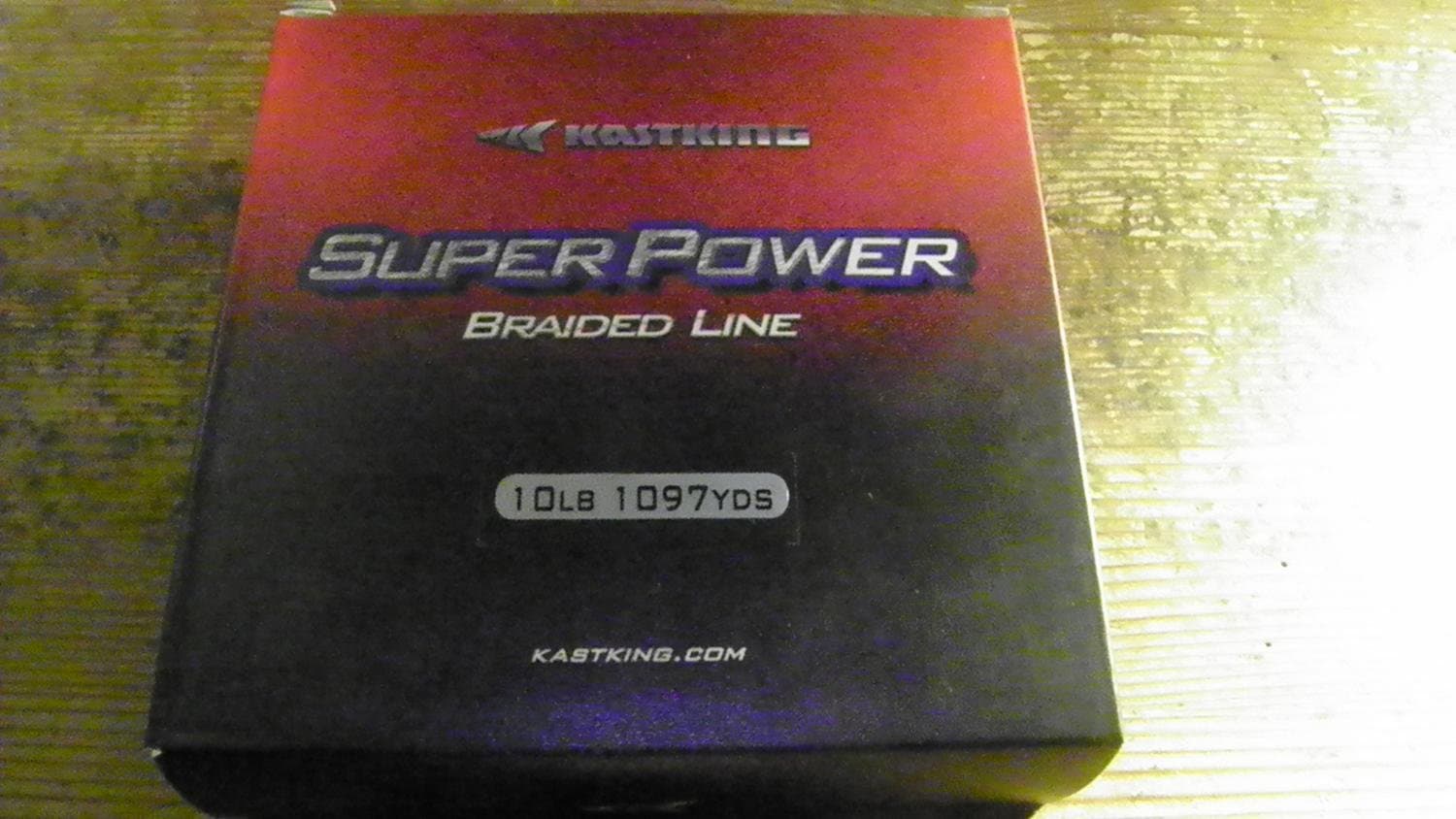 NY flätlina Kastking 1000m grå 0,09 mm styrka 4,5 kg