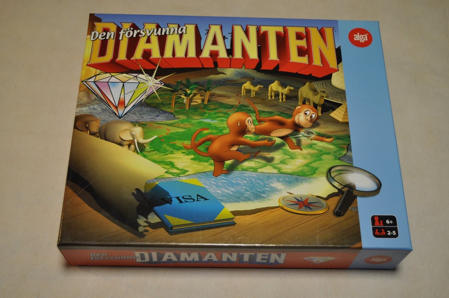 DEN FÖRSVUNNA DIAMANTEN - klassiskt Alga sällskapsspel! - ospelat!