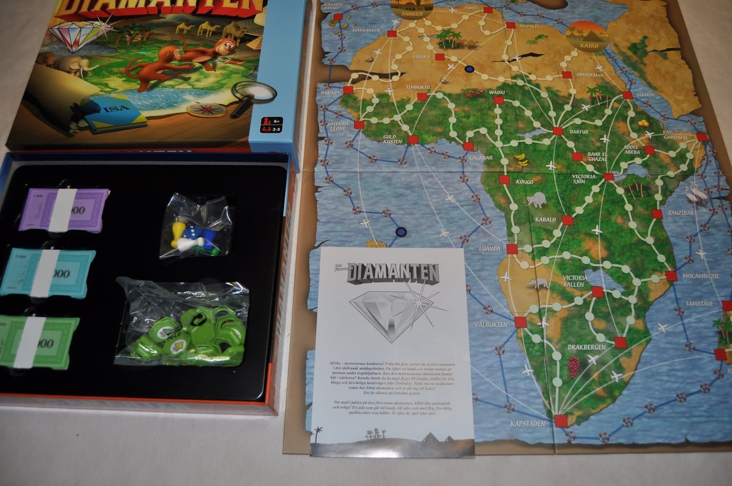 DEN FÖRSVUNNA DIAMANTEN - klassiskt Alga sällskapsspel! - ospelat!