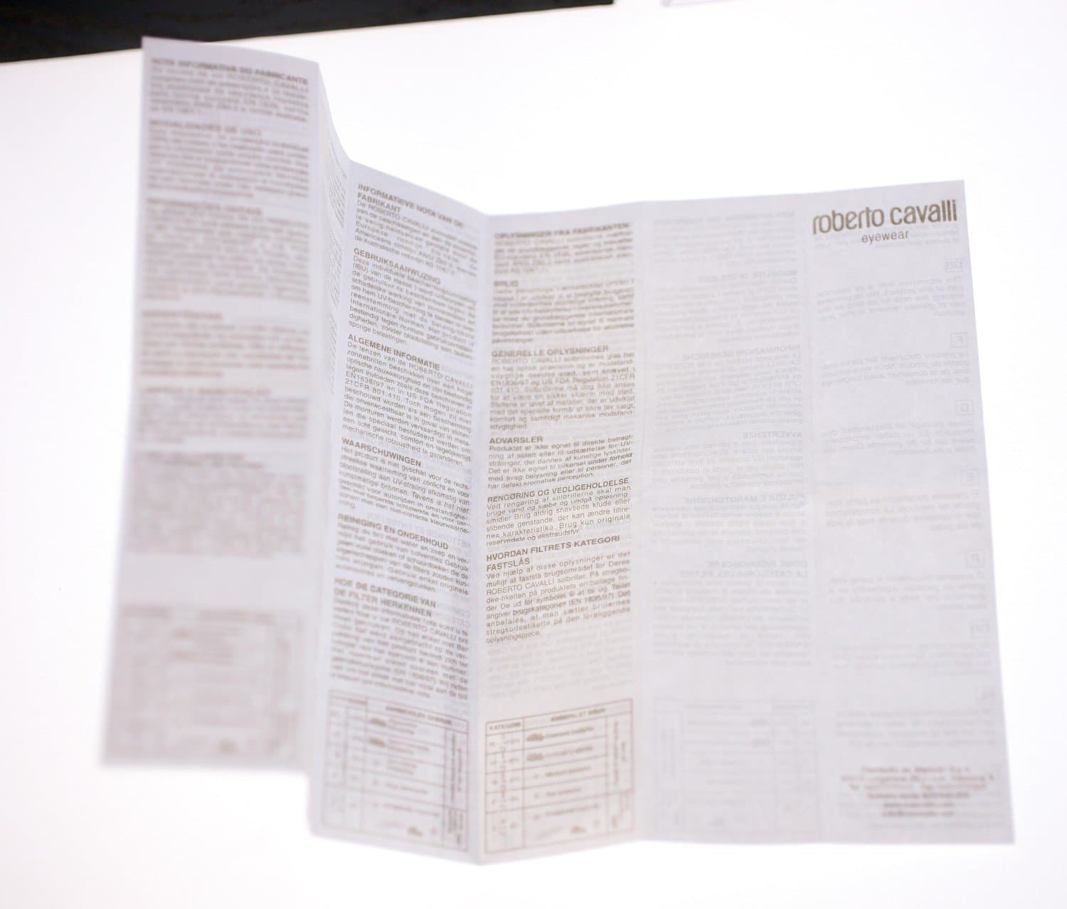 Roberto Cavalli Eyewear boxes-NO Sunglasses-2 EMPTY boxes-circa 00s-Weight 62g