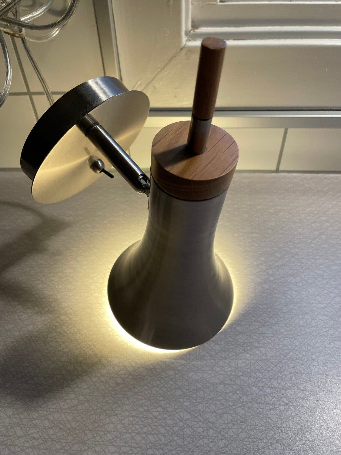 Vägg lampa Förkromad med Energi lampa Lamp Gustaf