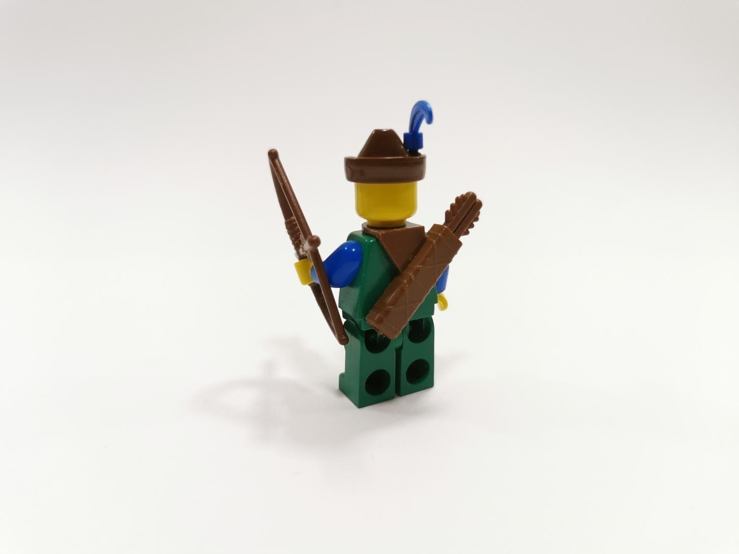 Lego - minifigur - castle - forestmen - cas134a - blå - med utrustning