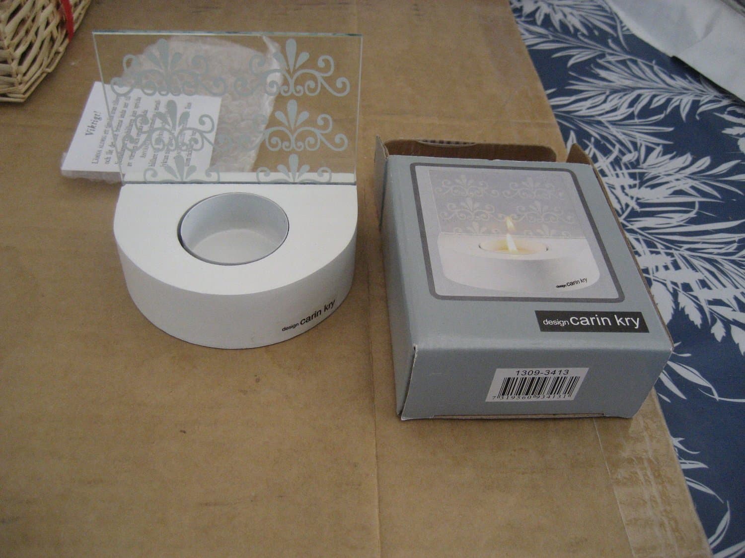 Ljuslykta för värmeljus - Design Carin Kry