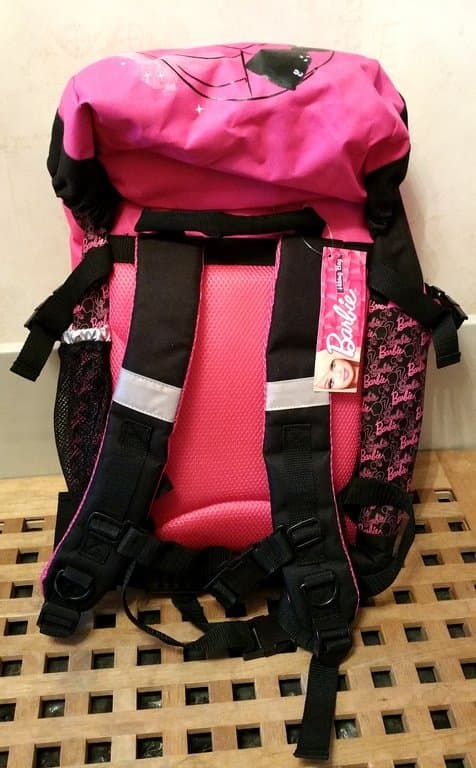 Underbar Rosa / Svart Barbie Ryggsäck Väska Friluftsryggsäck Skolväska