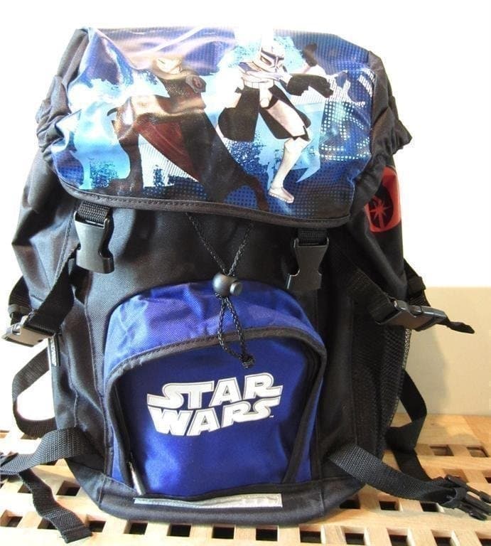 Supercool Star Wars - Svart / Blå Ryggsäck Väska Skolryggsäck