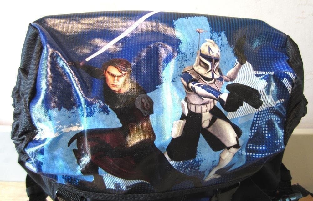 Supercool Star Wars - Svart / Blå Ryggsäck Väska Skolryggsäck