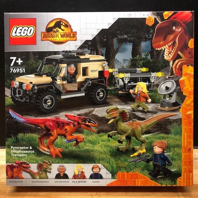 LEGO Jurassic World 76951 "Pyroraptor & dilophosaurus" - från 2022, oöppnad!