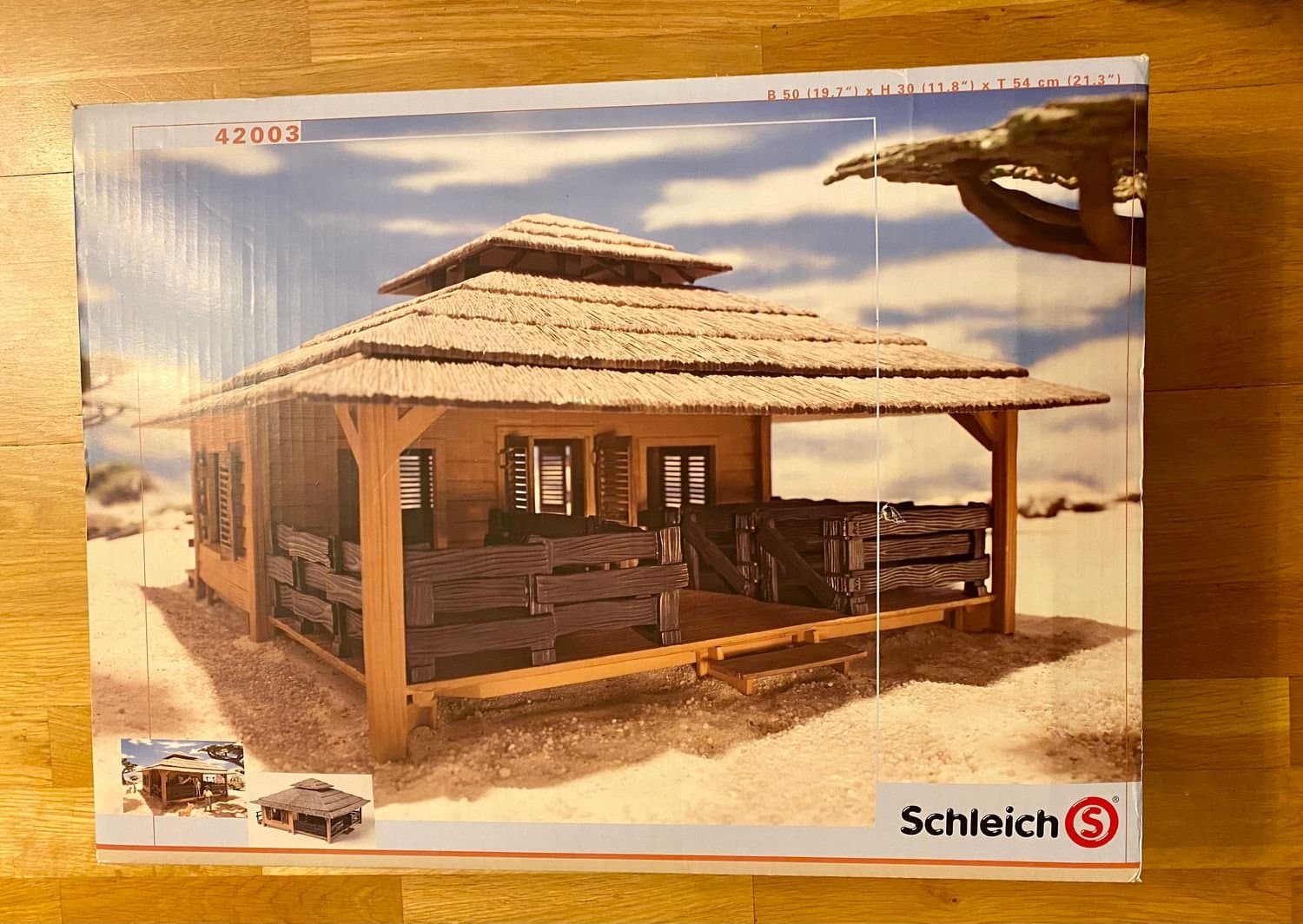 Nytt Ovanligt Schleich Djungelhus 42003 Safari Djursjukhus Animal Care Center