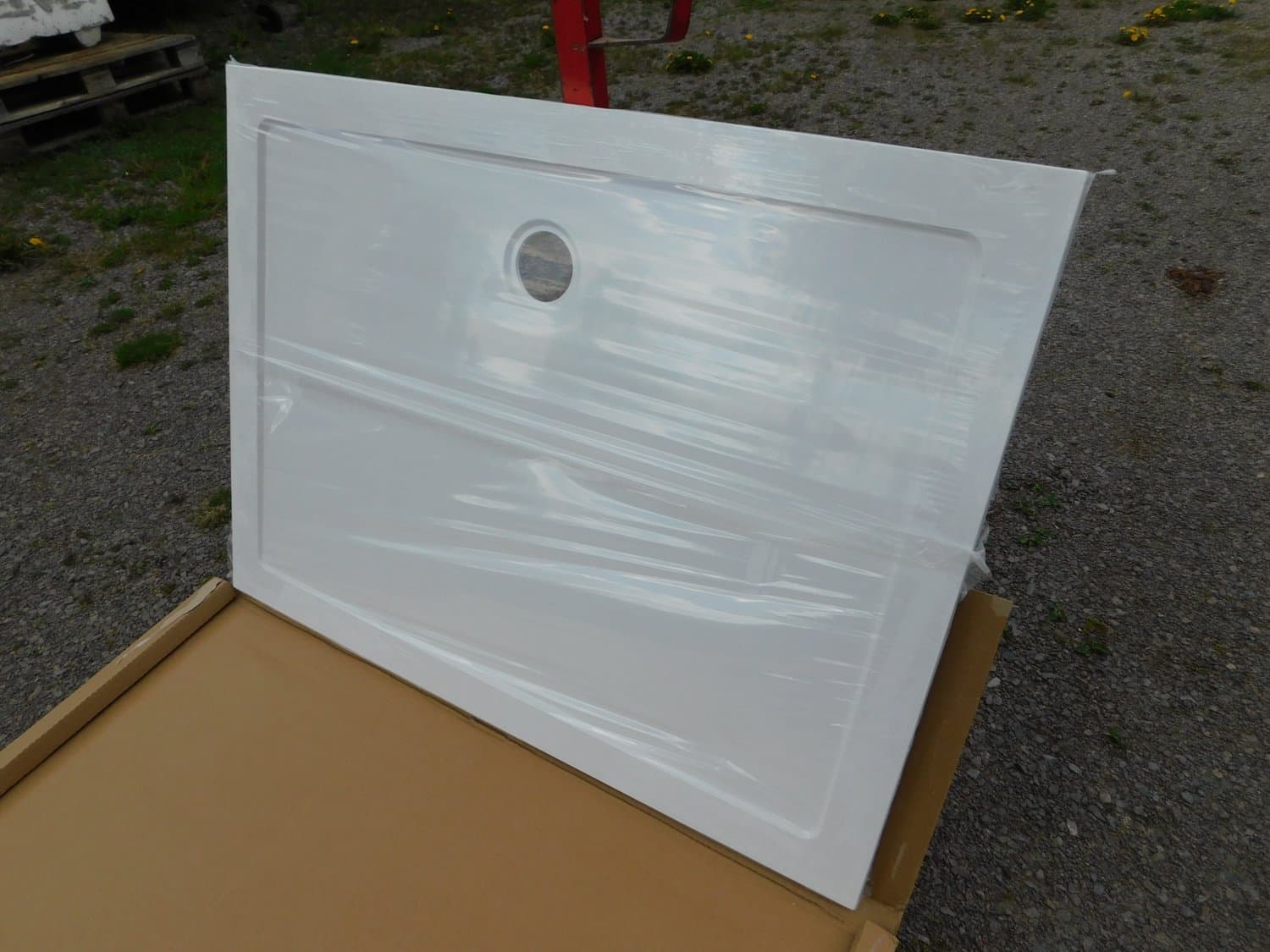 Duschgolv Van Marcke Ny I Kartong 120x90x3,5 Inkl avlopp