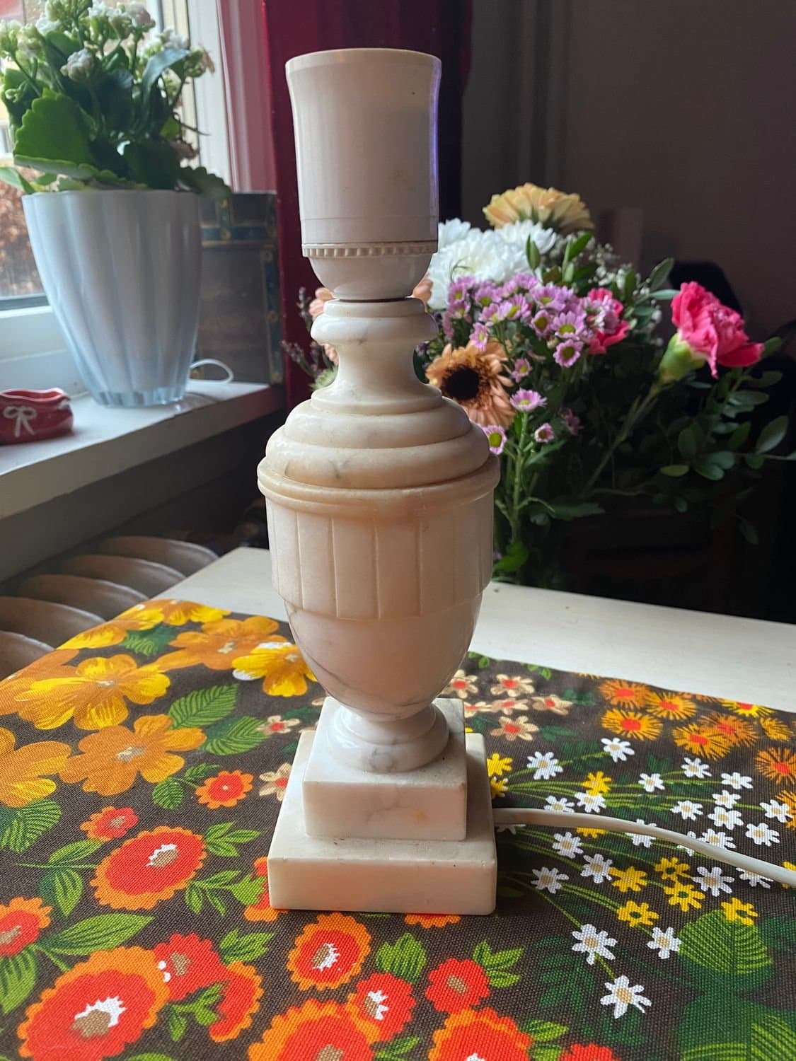 Lampfot bordslampa lampa marmor