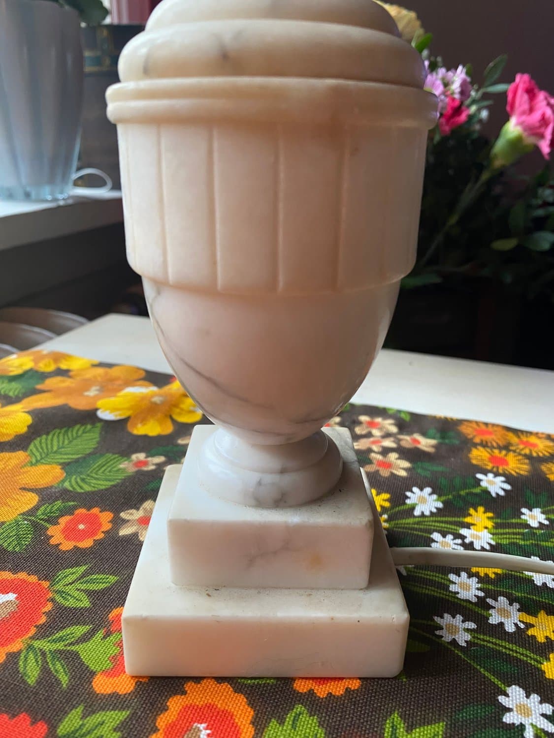 Lampfot bordslampa lampa marmor