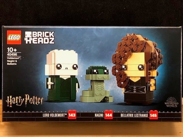 LEGO BrickHeadz 40496 "Voldemort, Nagini & Bellatrix" - från 2021, Oöppnad!