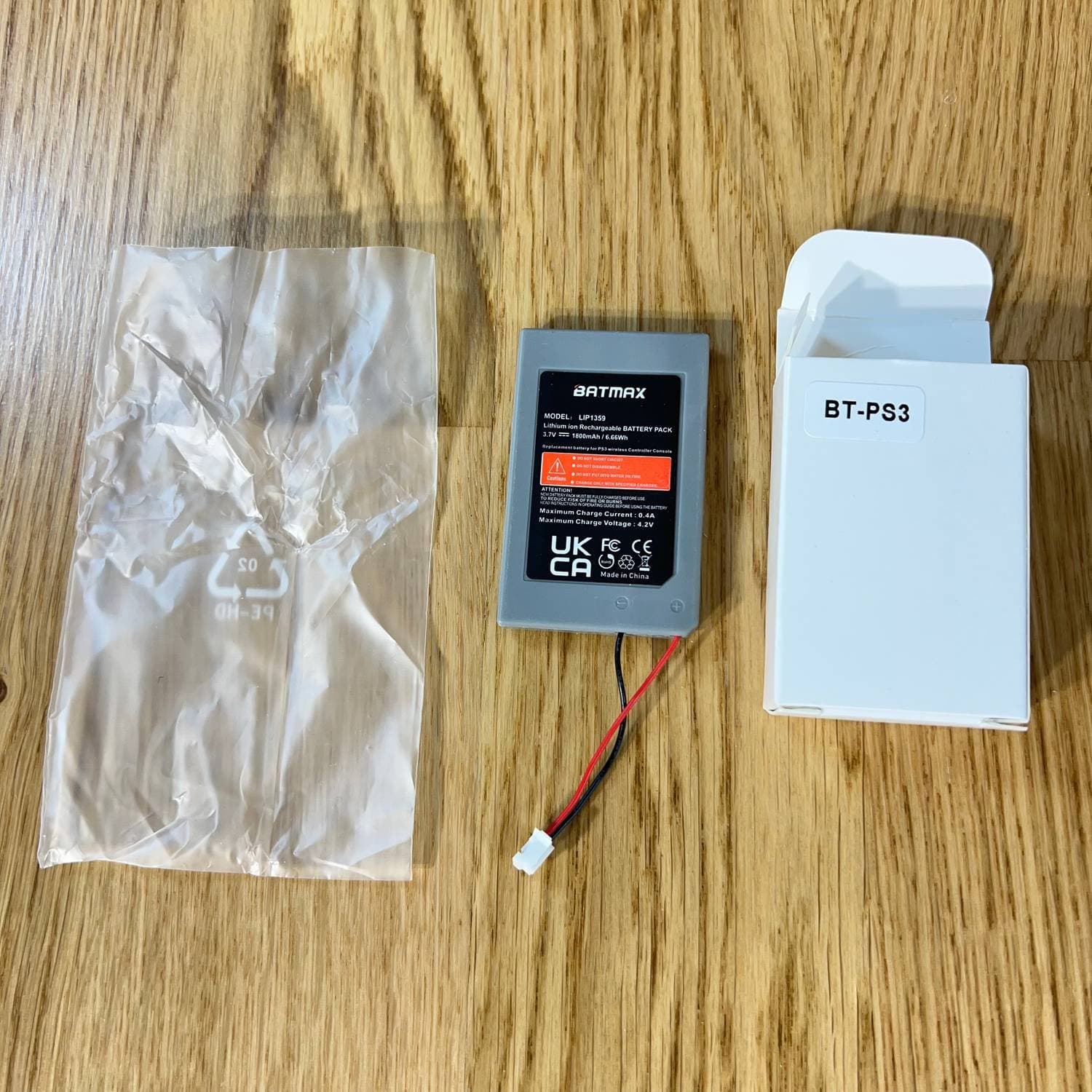 Batteri till handkontroll till Playstation 3 1800mAh | Ny / Oanvänd