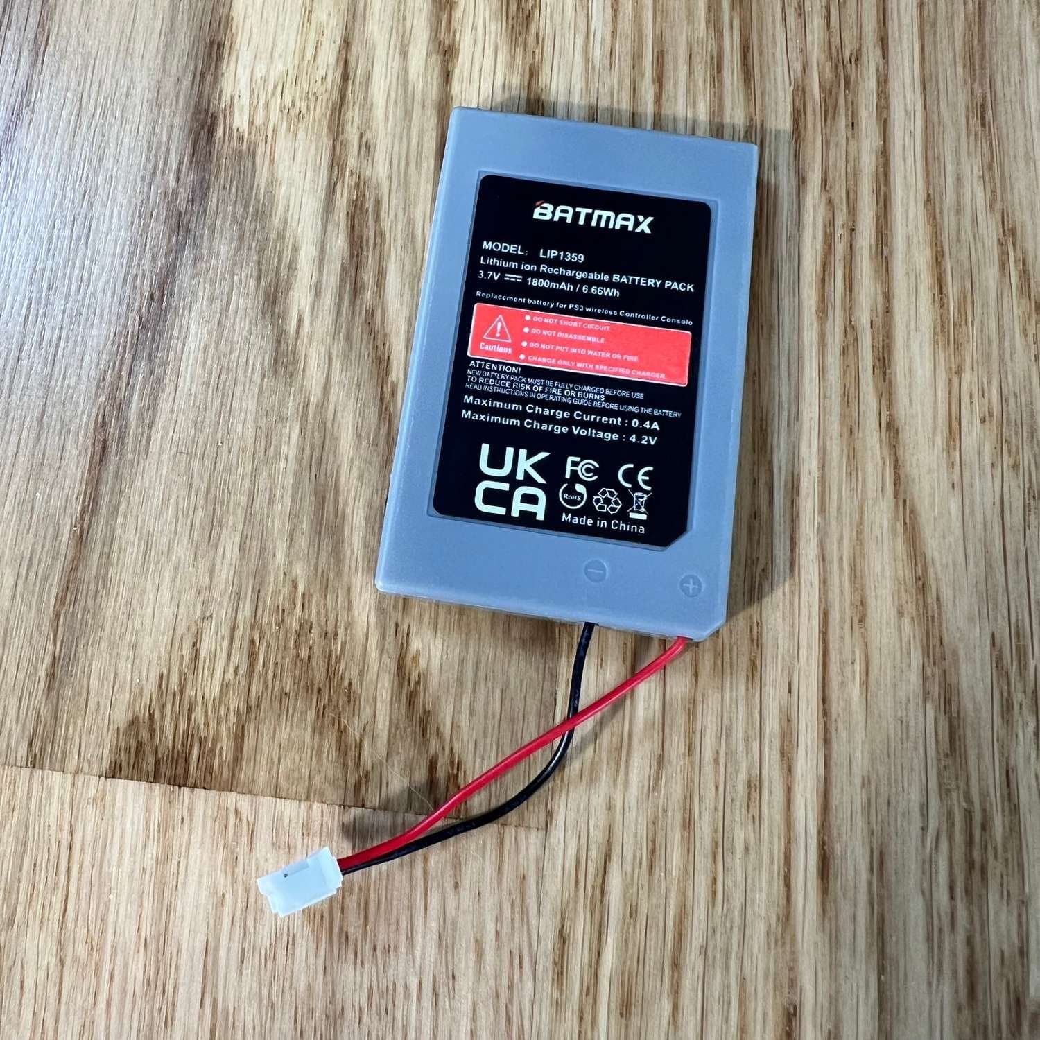 Batteri till handkontroll till Playstation 3 1800mAh | Ny / Oanvänd