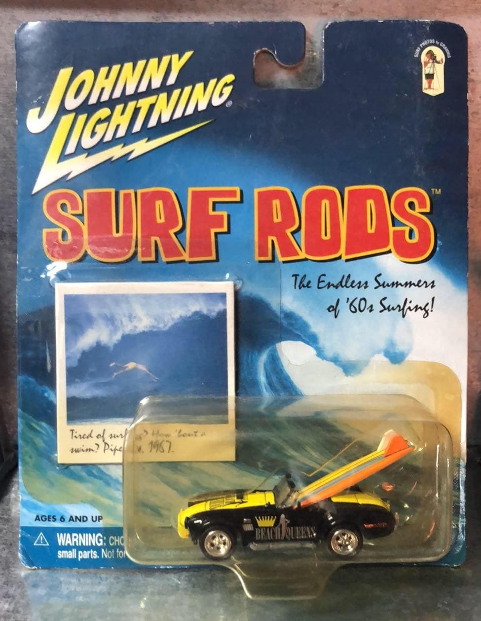 Johnny Lightning Surf Rods Shebly Cobra Beach Queens 1:64
