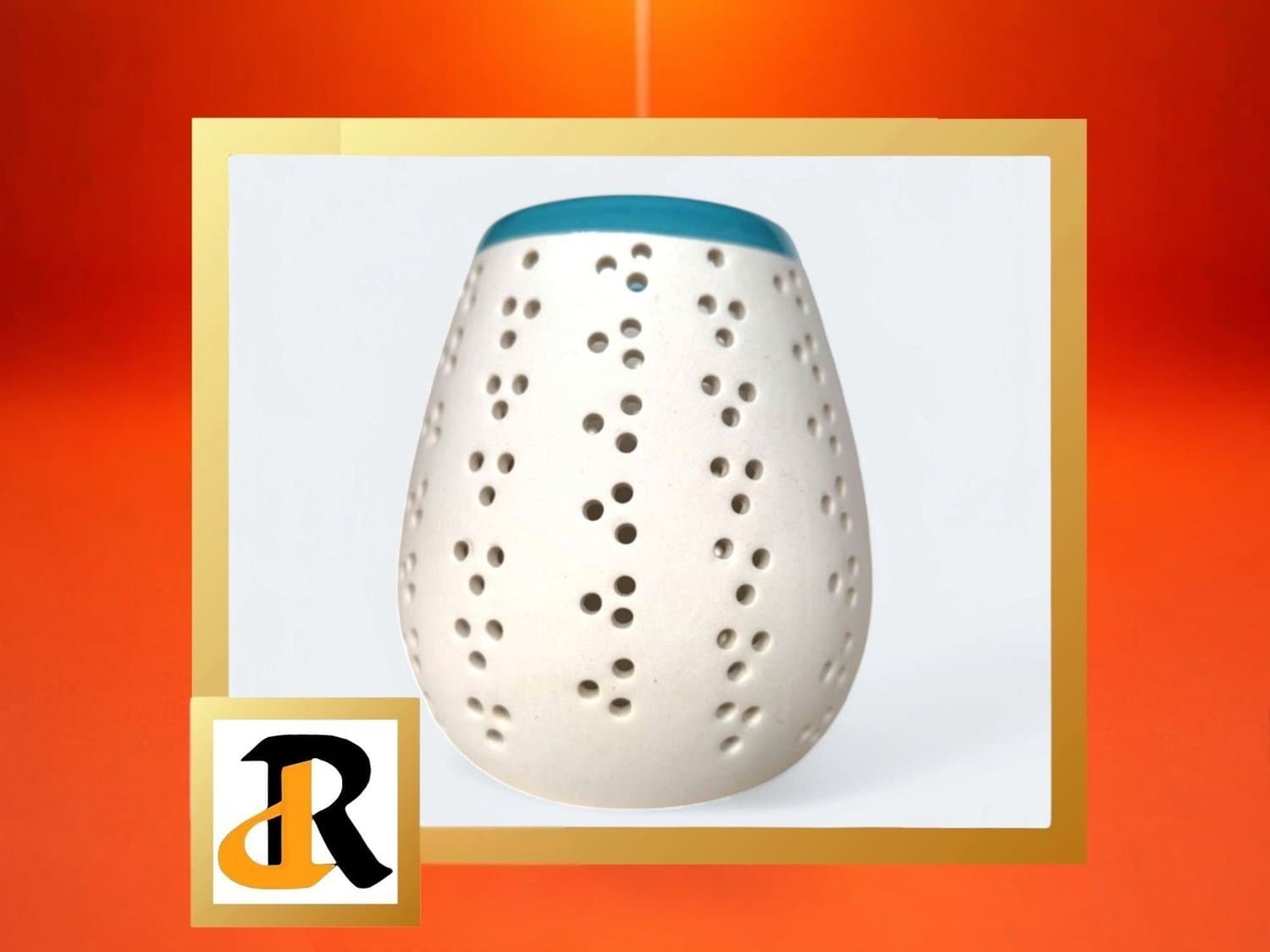 Ljuslykta Nobili från Kähler, formgiven design Mette Bache, Barbara Bendix