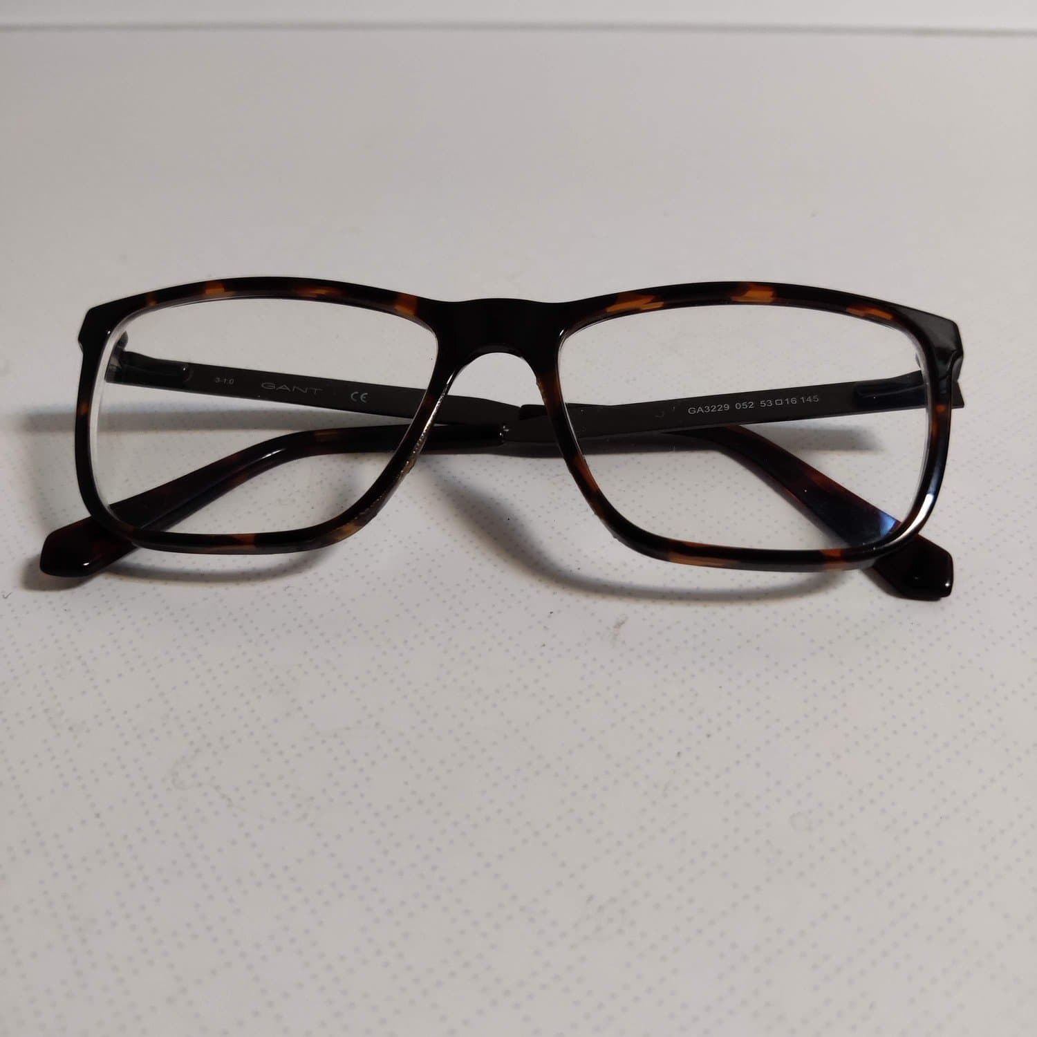 GANT GA 3229 Brown Tortoise Klassisk Design Glasögonbågar 53-16-145 Unisex