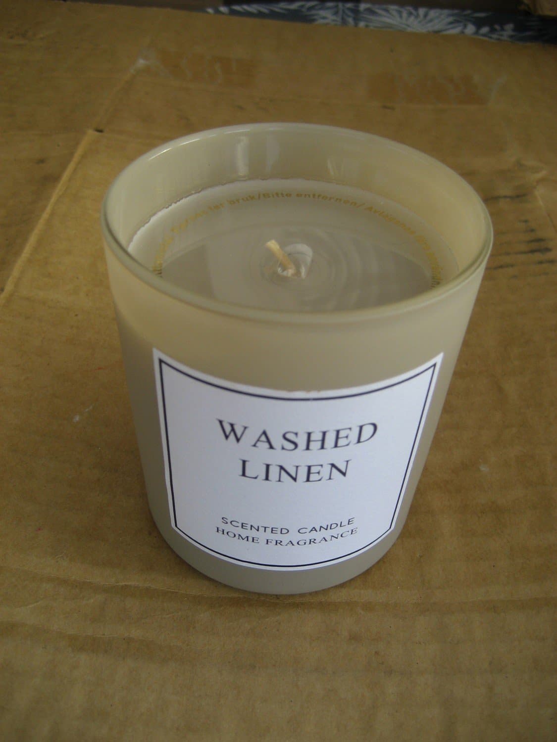 Rusta - Washed Linen - Doftljus i Glas 201g **Nytt**