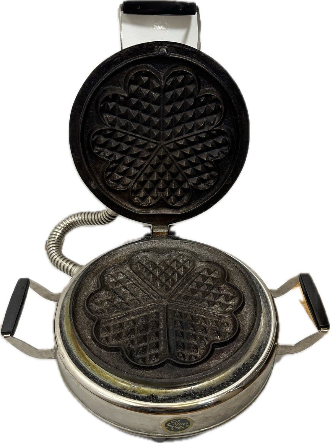 Retro Elpar våffeljärn TYP523 Eskilstuna Typ 523 Vintage 700 Watt Waffle Maker