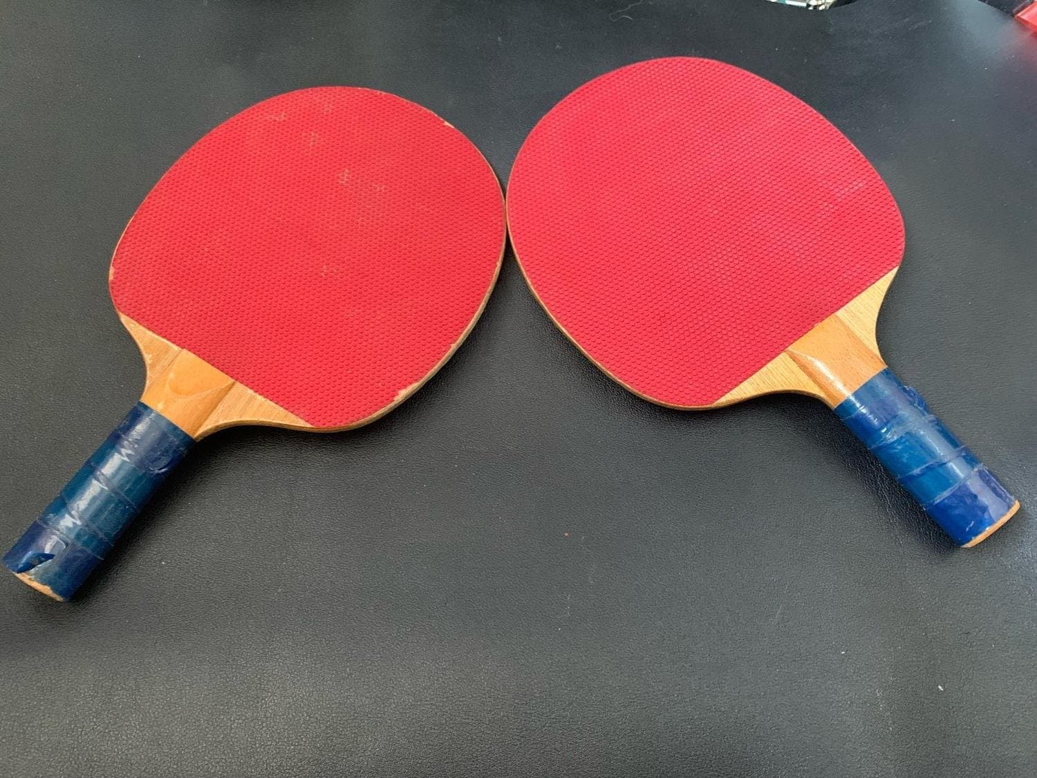 Två Vintage Pingisrack Made in Japan Paddle Table Tennis Ping Pong