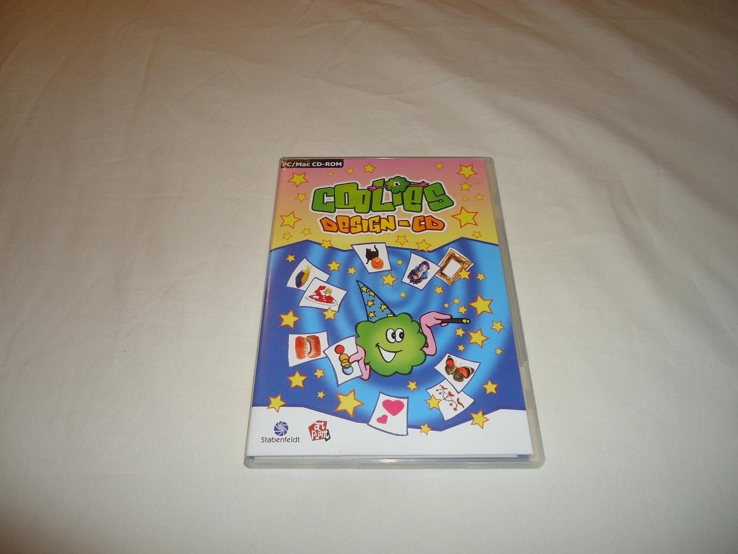 Coolies Design PC Mac CD ROM program skapa brevpapper kuvert vykort Svensk barn