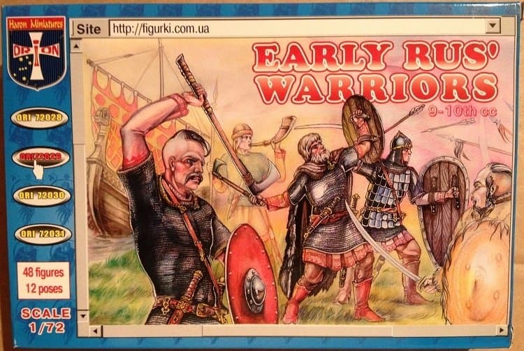 EARLY RUSSIAN WARRIORS ORION 1/72 OÖPPNAD