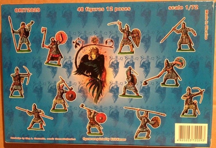 EARLY RUSSIAN WARRIORS ORION 1/72 OÖPPNAD