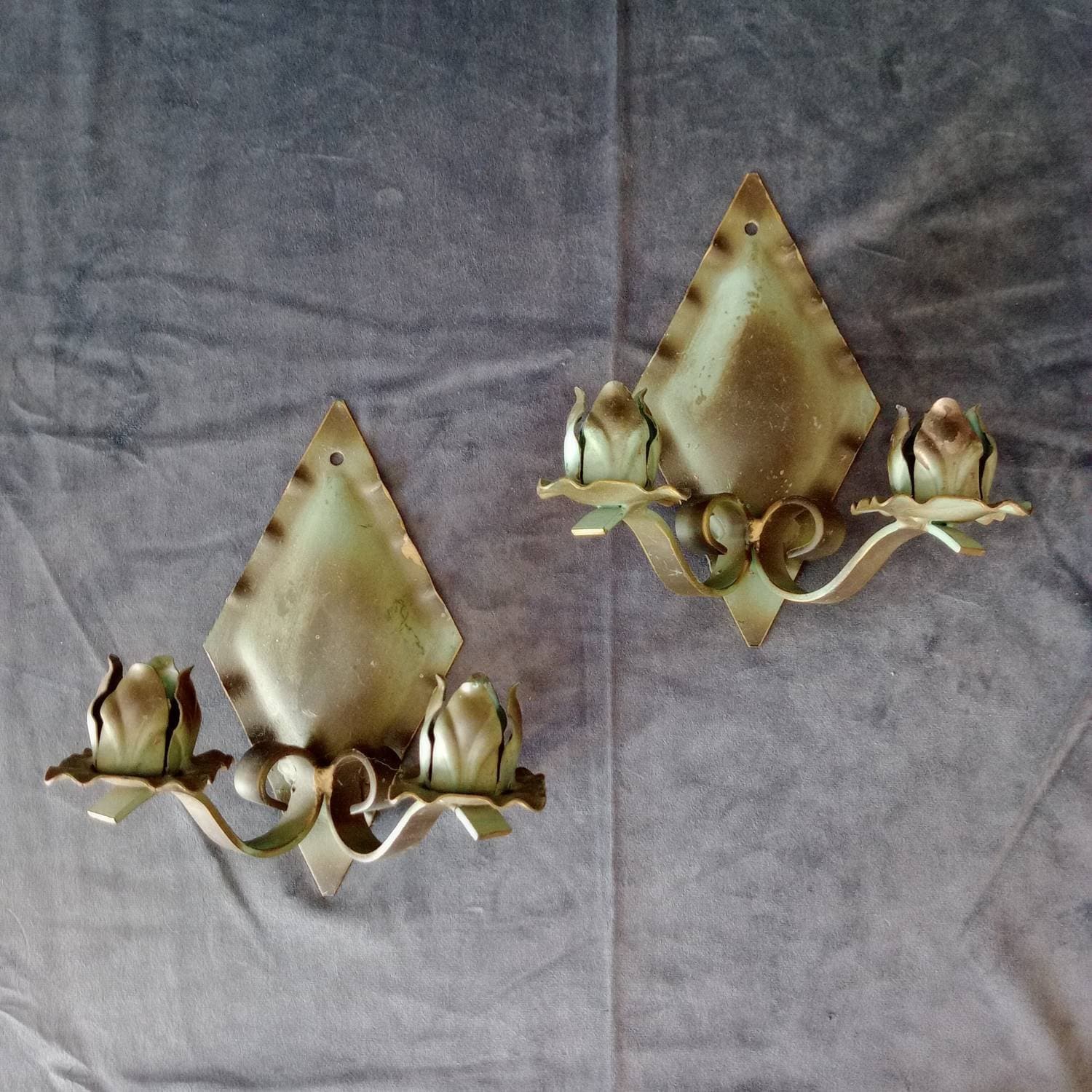 2st väggljusstakar för kronljus - Jugendstil