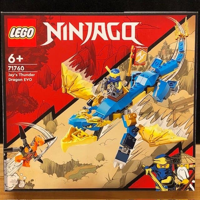 LEGO Ninjago 71760 "Jays åskdrake EVO" -från 2022, oöppnad / förseglad!
