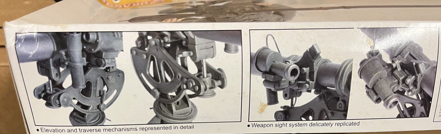 US 75mm RECOILLESS RIFLE (SLITEN LÅDOR) 1/6 DRAGON 75019 OÖPPNAD