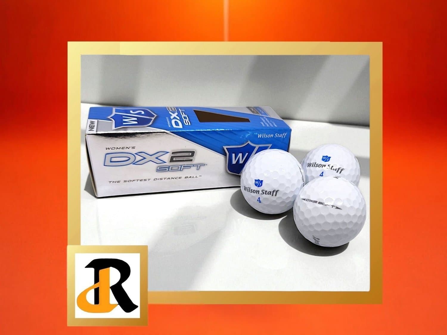 3 st Wilson Staff DX2 Soft Golfbollar