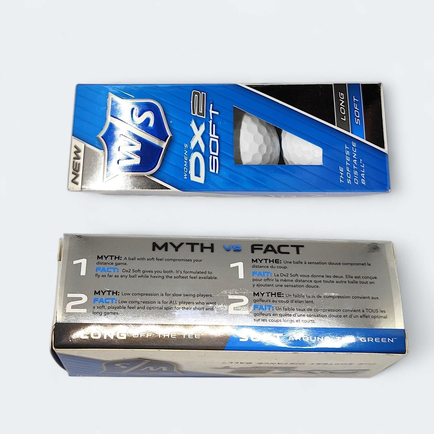 3 st Wilson Staff DX2 Soft Golfbollar