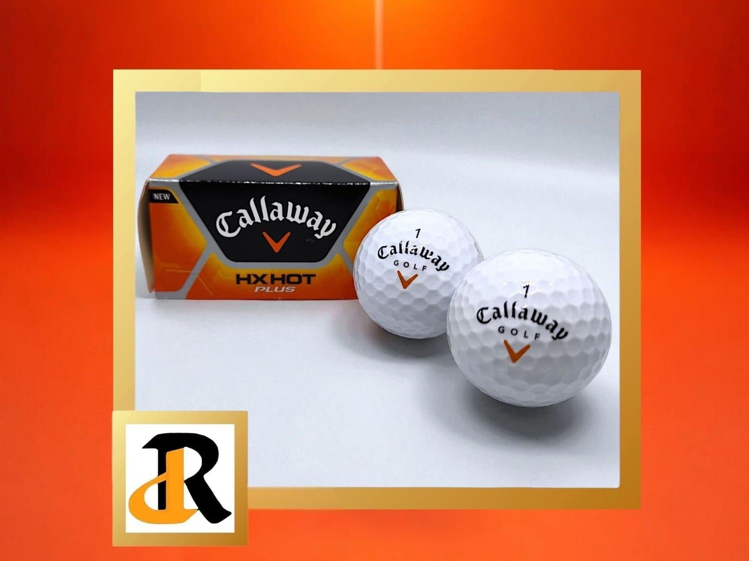 2 st Callaway HX Hot Plus Golfbollar