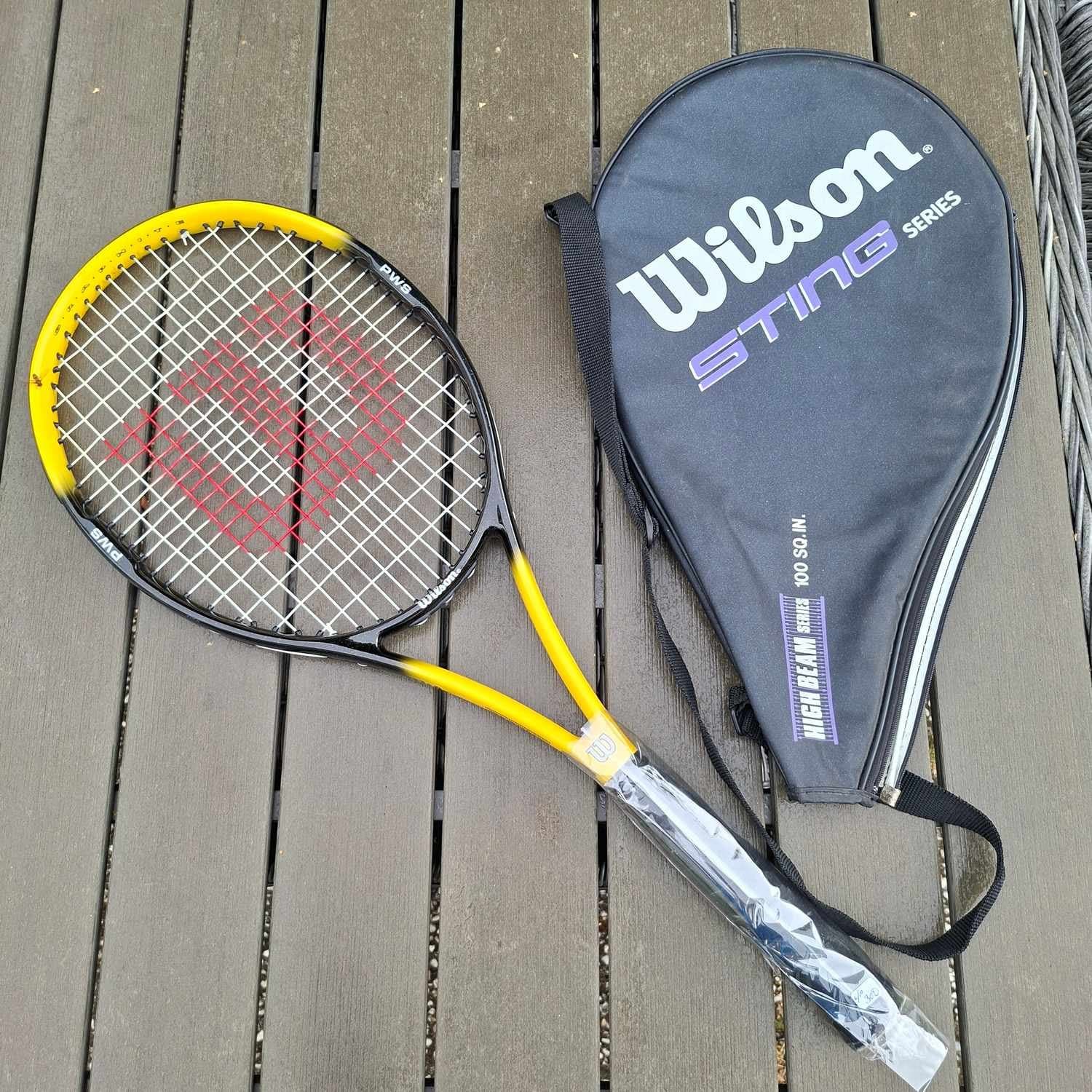 Wilson Sting TOUR 95 Gul Svart PWS SL3 4 3/8 m fodral High Beam Series