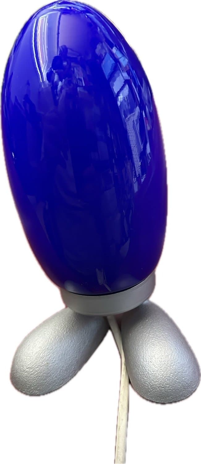 Vintage IKEA B9806 bordslampa Dino Egg Table Fjorton Lamp av Tatsuo Konno