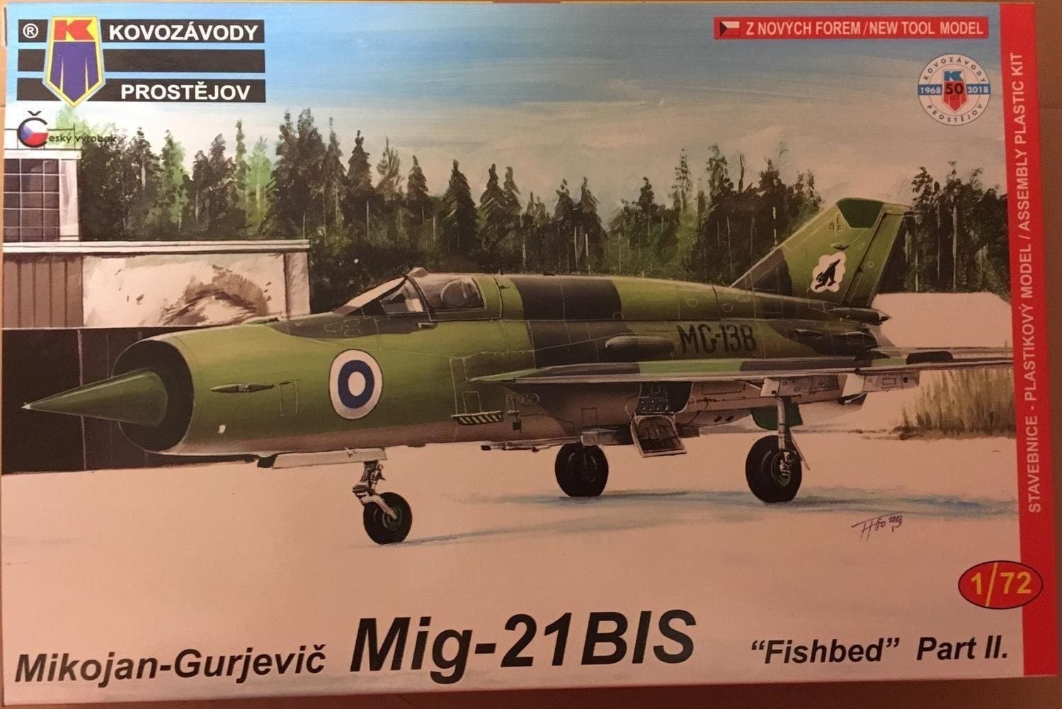 MIG-21BIS FISHBED FINLAND Kopro 1/72 OÖPPNAD