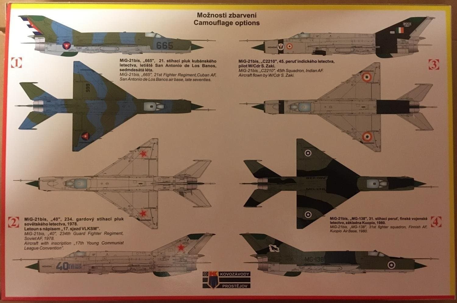 MIG-21BIS FISHBED FINLAND Kopro 1/72 OÖPPNAD