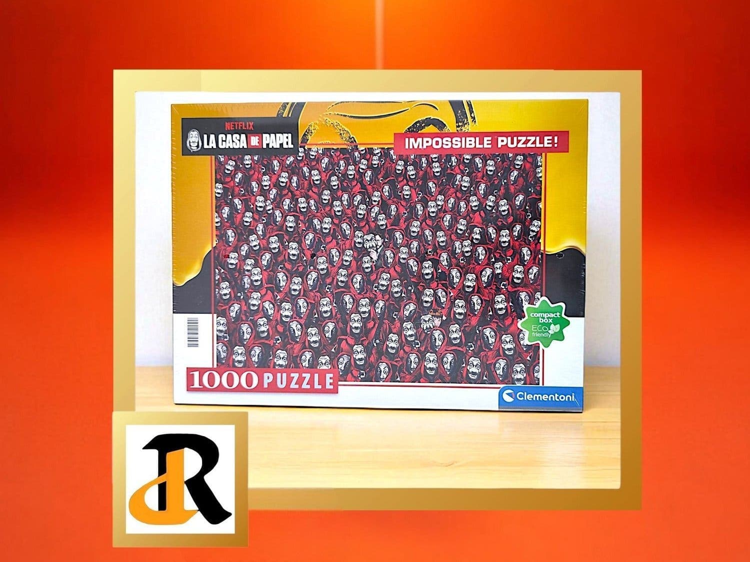 Clementoni pussel 1000 bitar, Netflix-serien La Casa de Papel, Money Heist,