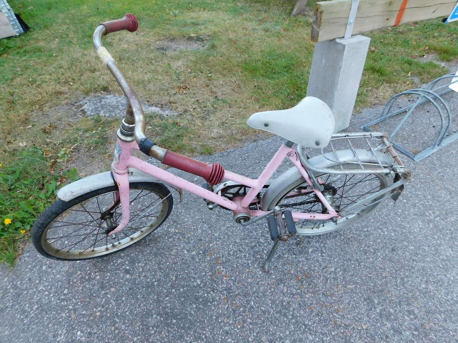 Skandia Vintage Barncyckel 17" Vintage Skandia Barncyckel 1950 tal