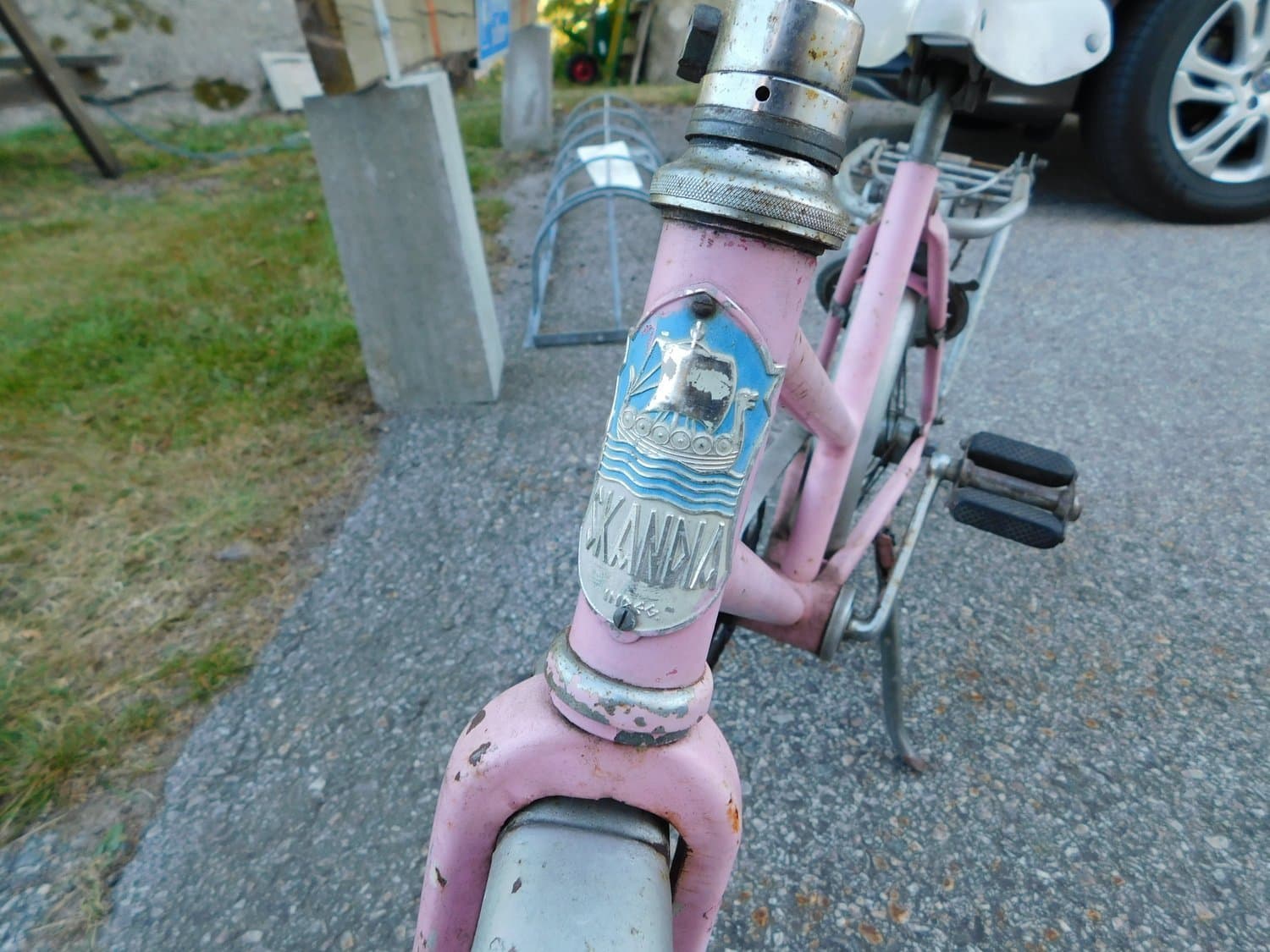 Skandia Vintage Barncyckel 17" Vintage Skandia Barncyckel 1950 tal