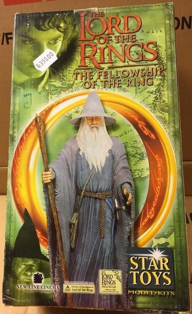 LORD OF THE RINGS 4 FIGURE SET STAR TOY 1/6 VINYL OÖPPNAD