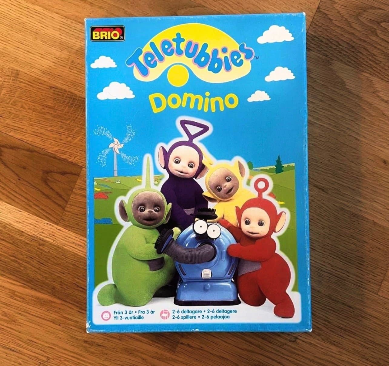 Teletubbies komplett svenskt Domino retro 3år+ - komplett från Brio Retro