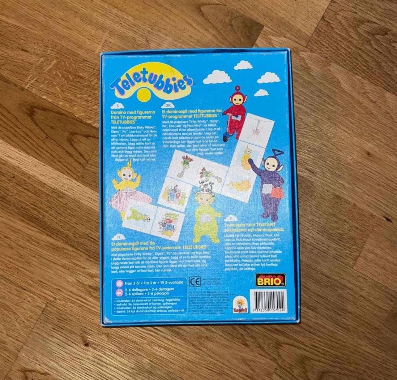 Teletubbies komplett svenskt Domino retro 3år+ - komplett från Brio Retro
