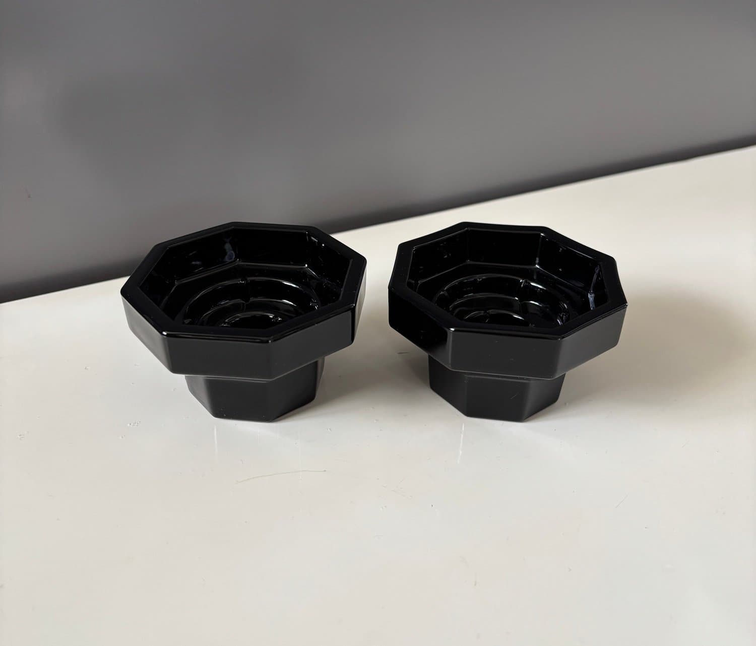 2 st Arcoroc Octime värmeljushållare och ljusstakar