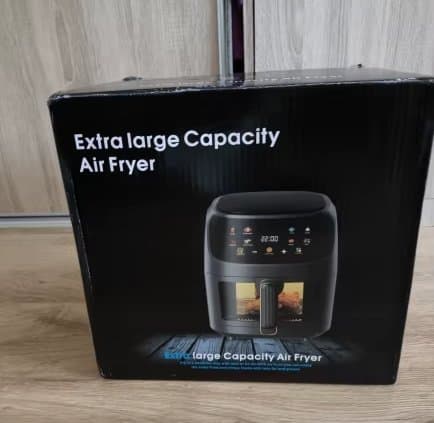 2400W 8L Smart Air Fryer med stor kapacitet, LED-pekskärm, 8 funktioner