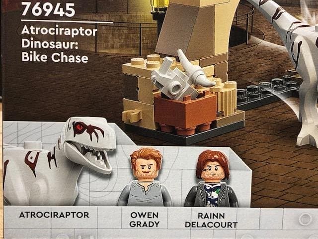 LEGO Jurassic World 76945 "Atrociraptor - cykeljakt" - från 2022, oöppnad!