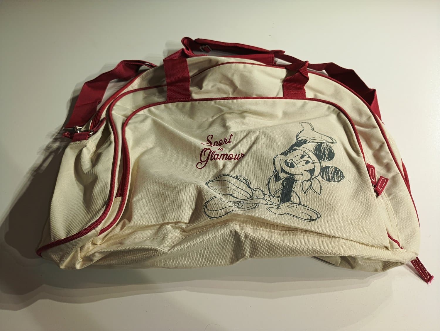 Disney Minnie Glamour Metropolitan Chic Collection Sport Gym resor väska