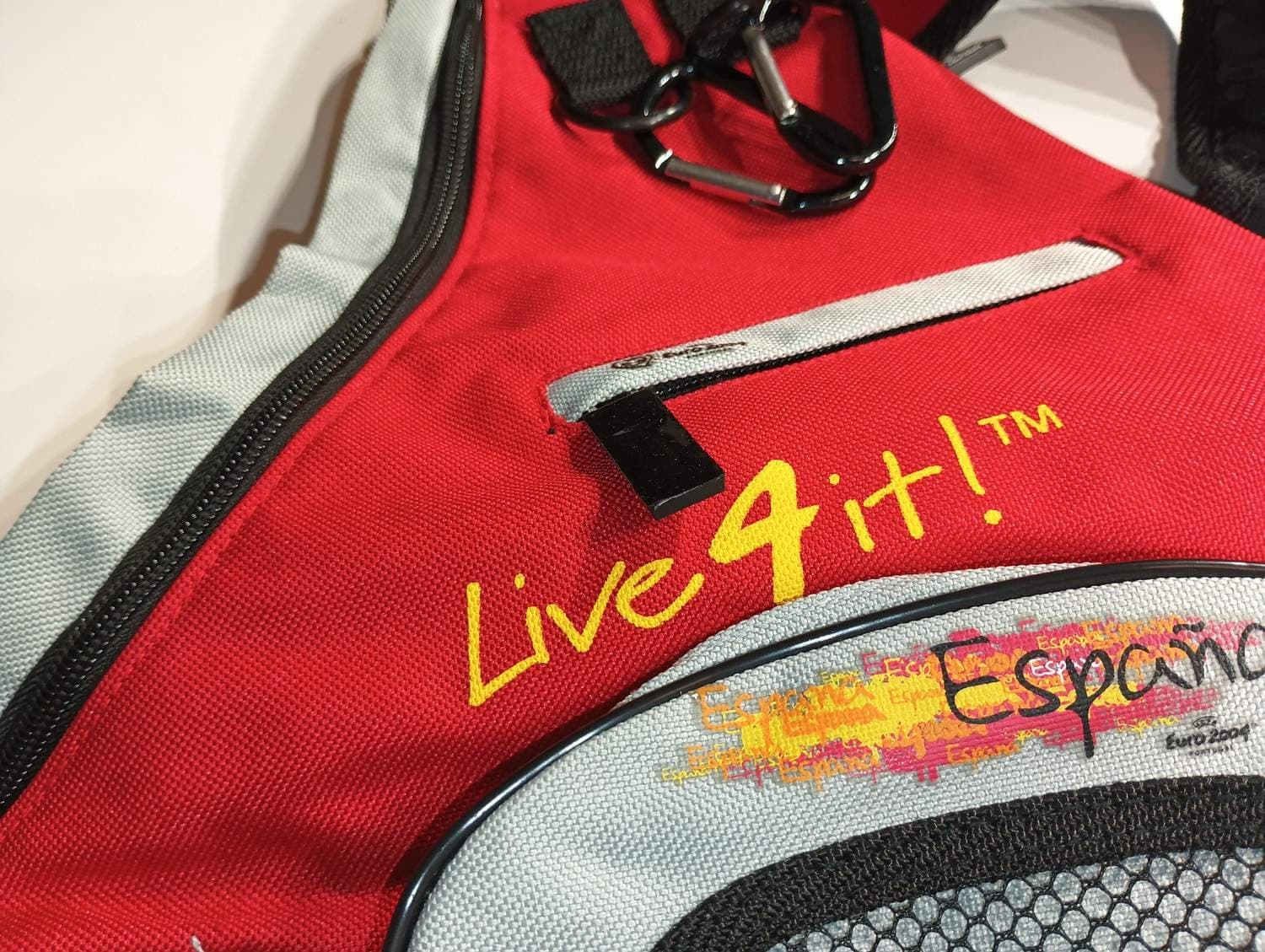 Ryggsäck fotboll UEFA Euro 2004 Live For It Espana Ny oanvänd